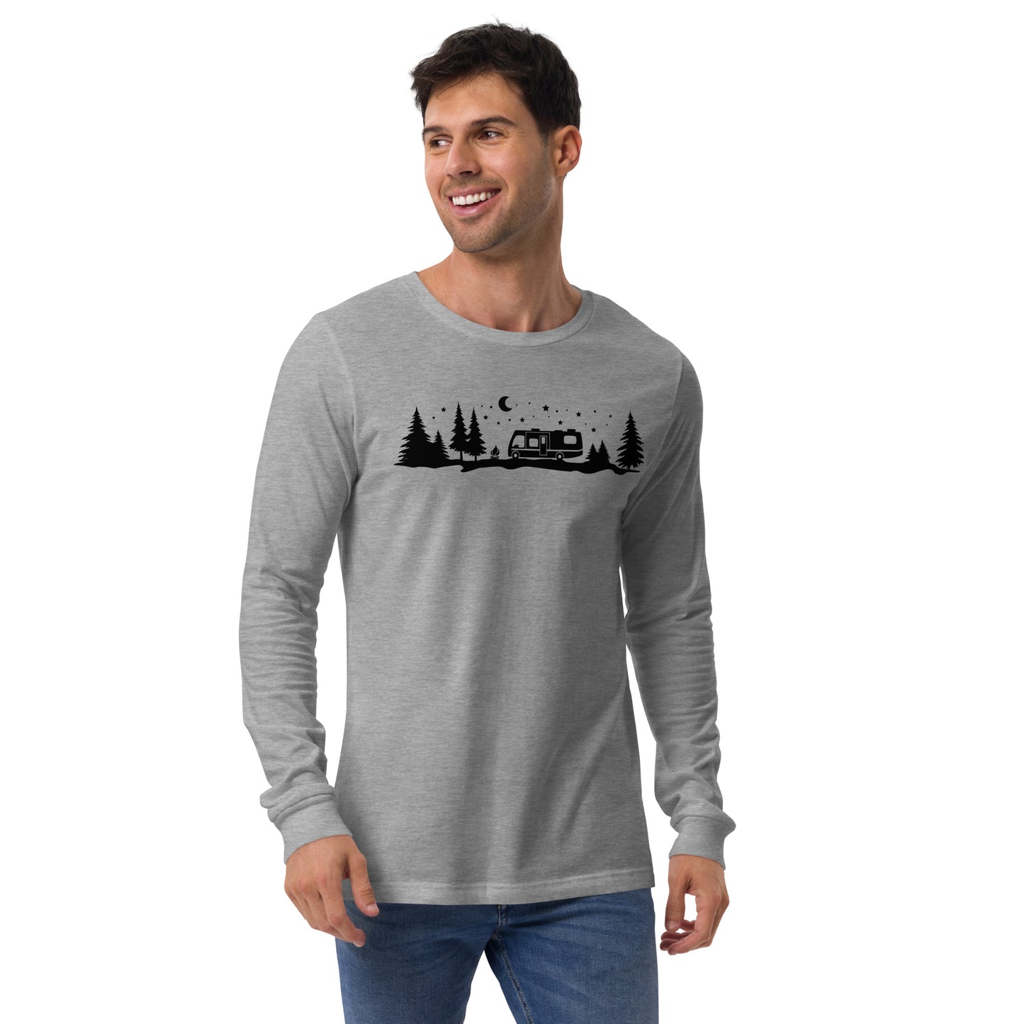 Night Sky RV/Camper Unisex Long Sleeve Tee