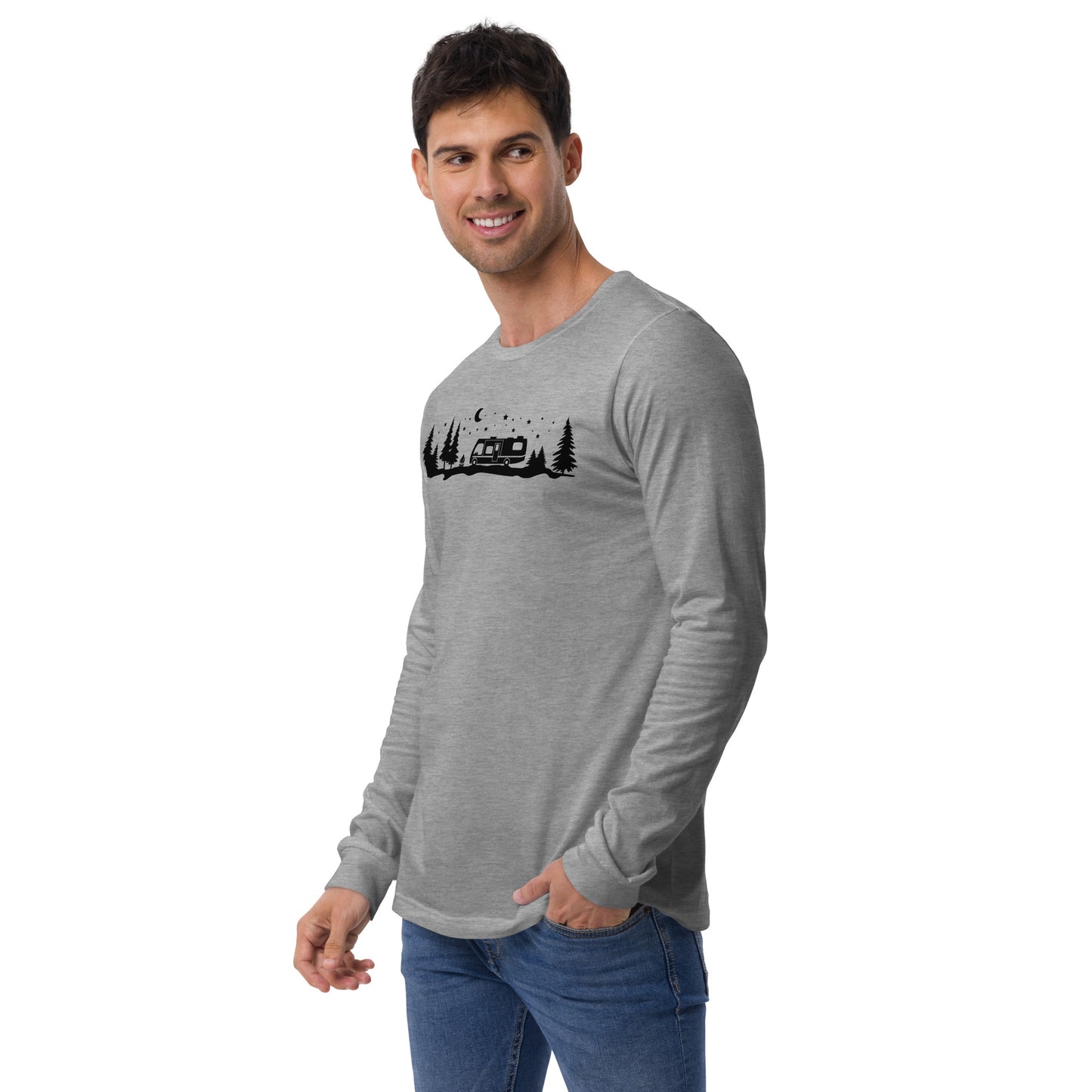 Night Sky RV/Camper Unisex Long Sleeve Tee