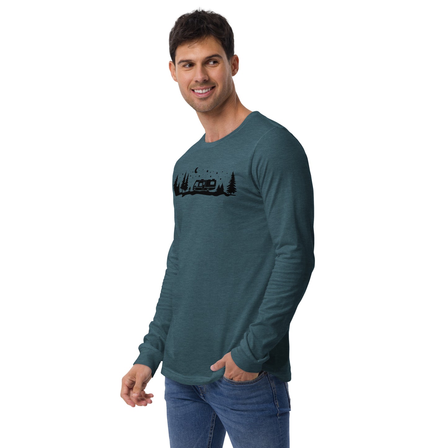 Night Sky RV/Camper Unisex Long Sleeve Tee