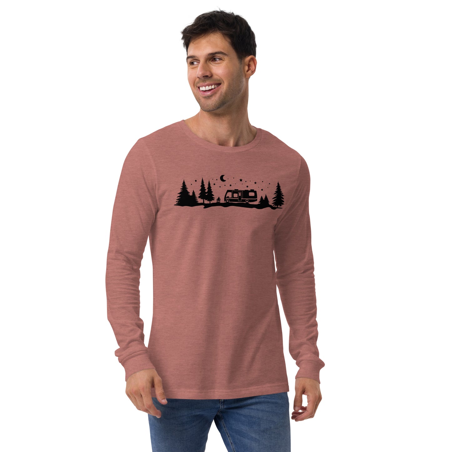 Night Sky RV/Camper Unisex Long Sleeve Tee