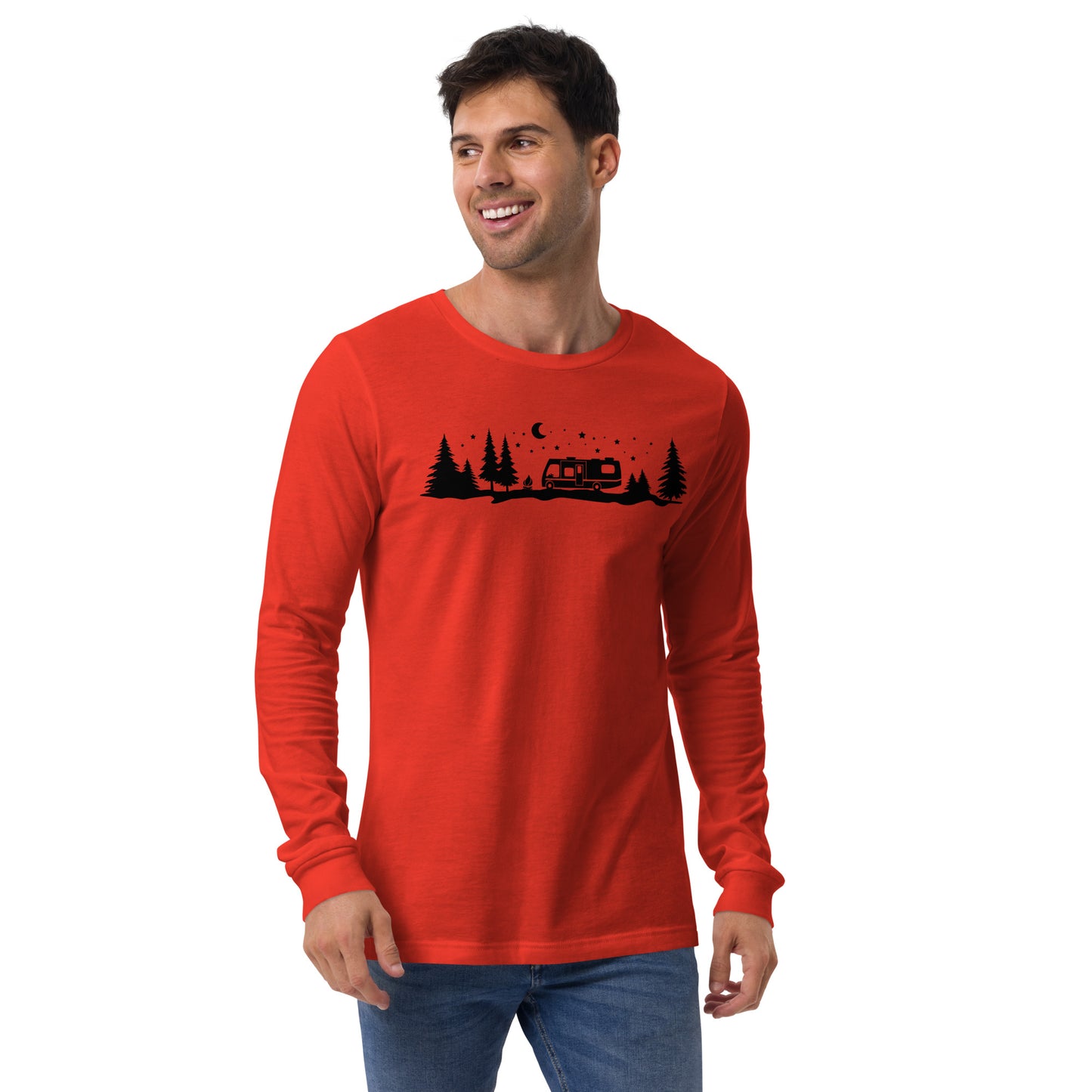 Night Sky RV/Camper Unisex Long Sleeve Tee