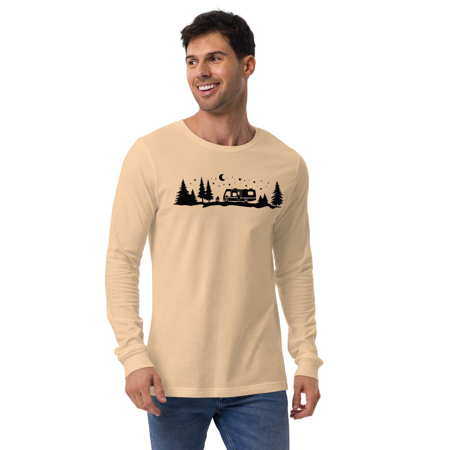 Night Sky RV/Camper Unisex Long Sleeve Tee