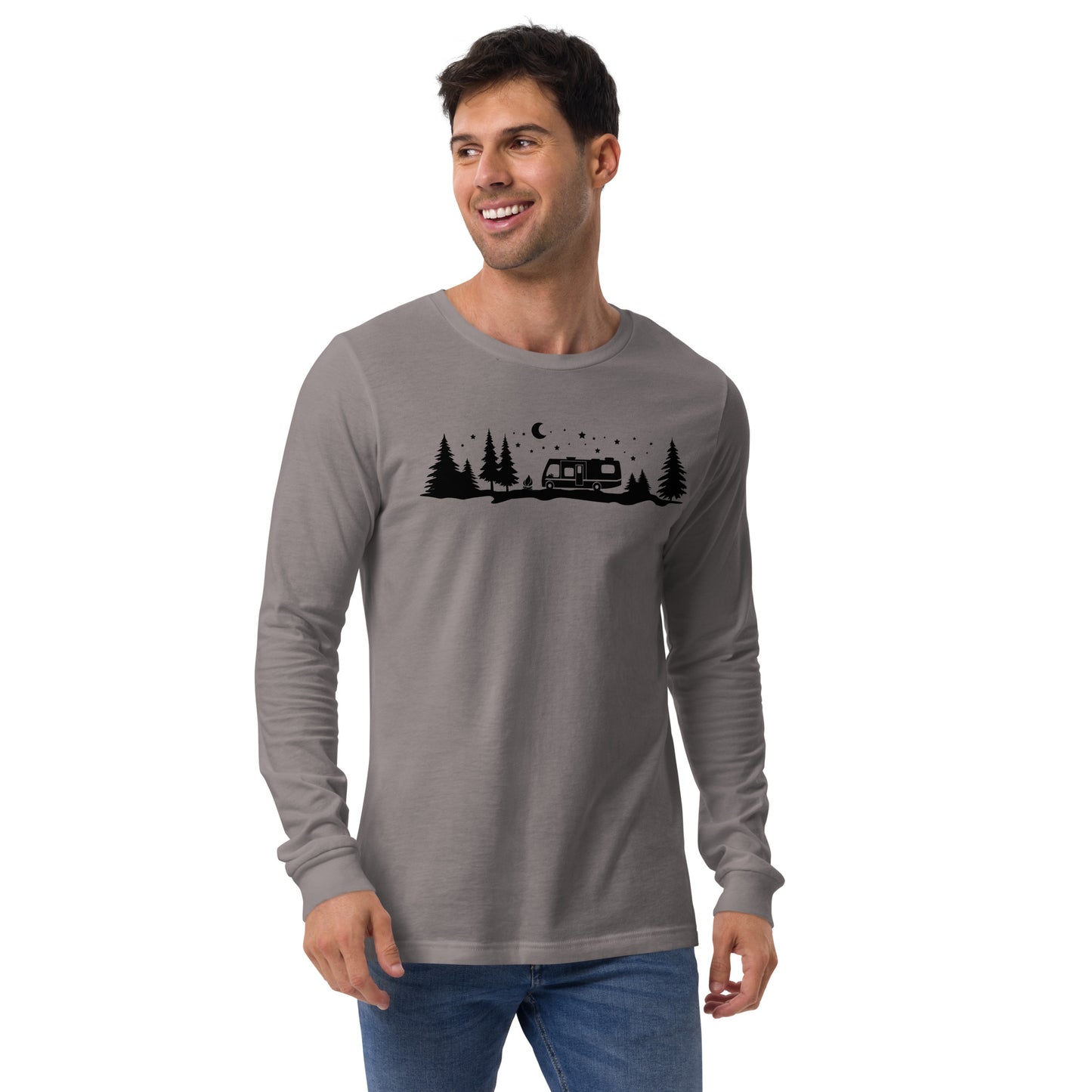 Night Sky RV/Camper Unisex Long Sleeve Tee