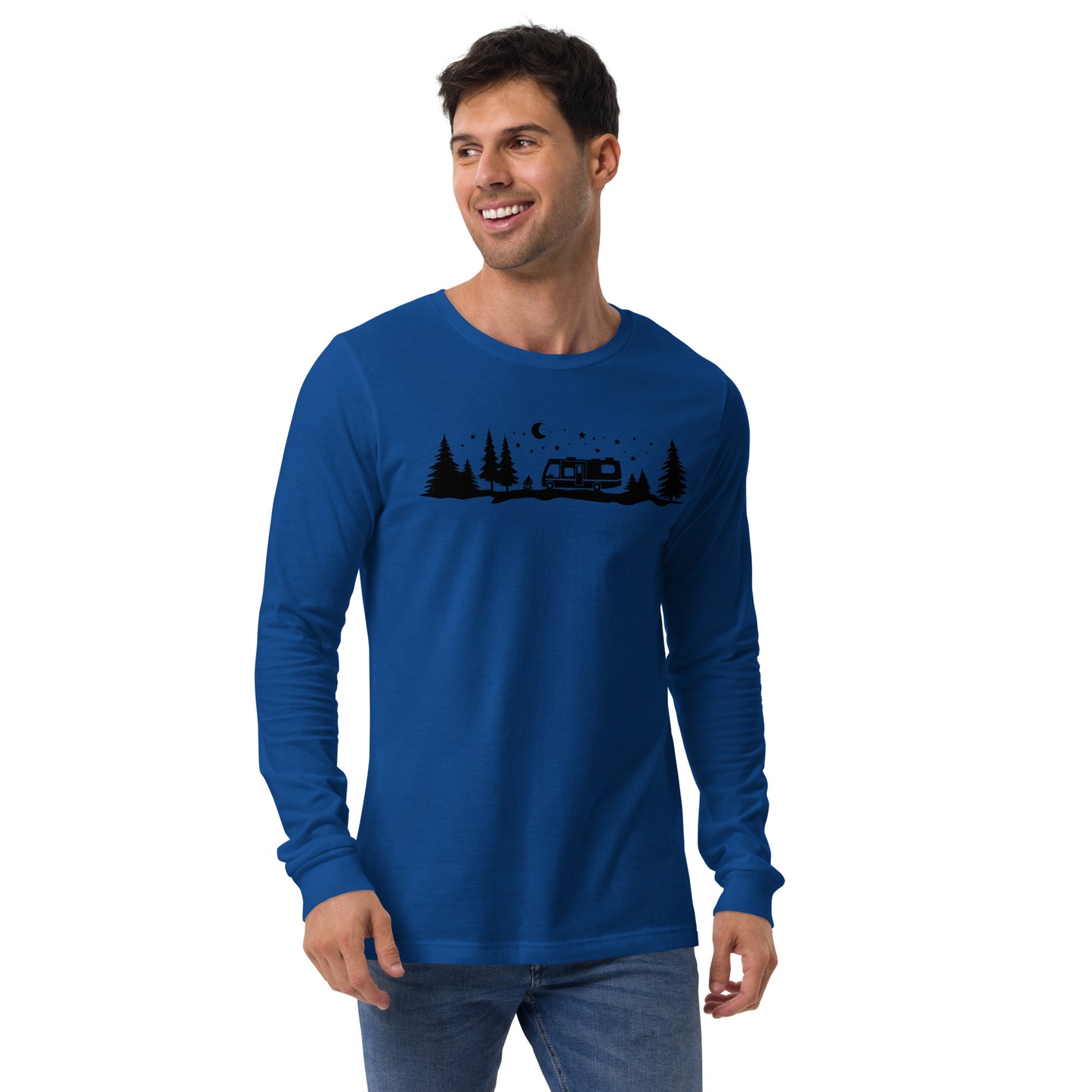 Night Sky RV/Camper Unisex Long Sleeve Tee